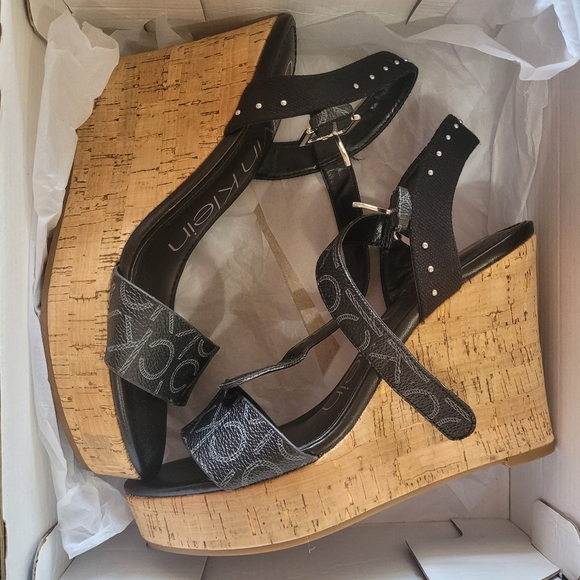 Calvin Klein Wedge Shoes - Picture 1 of 3